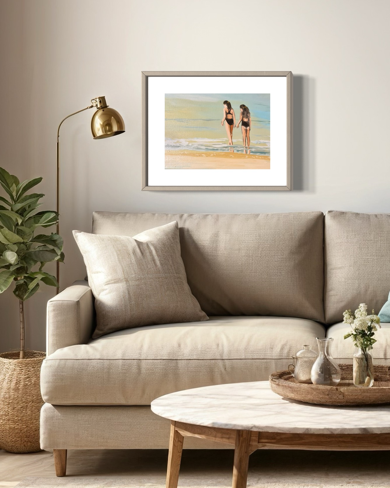 Young Girls at the Beach