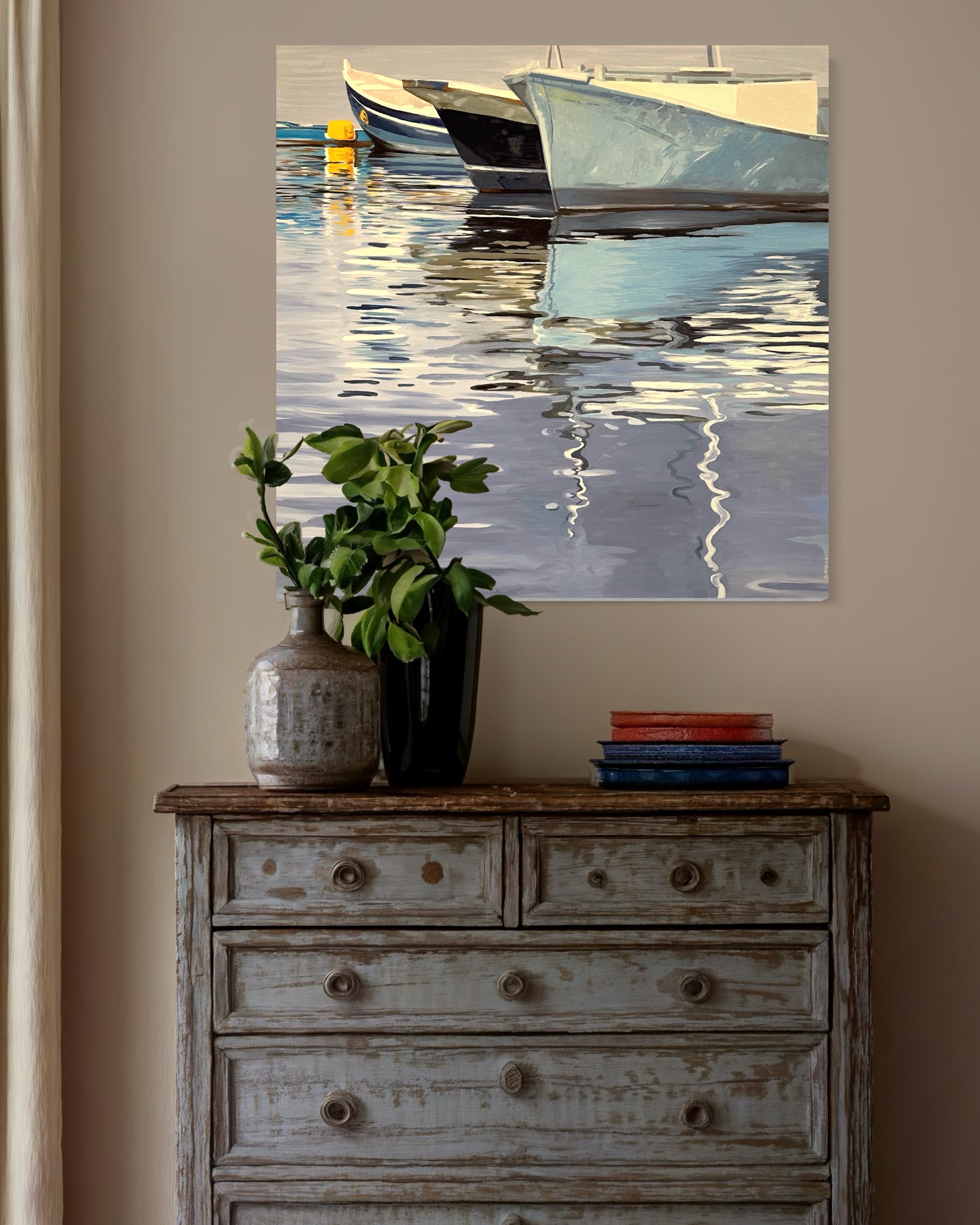 Reflection of Boats