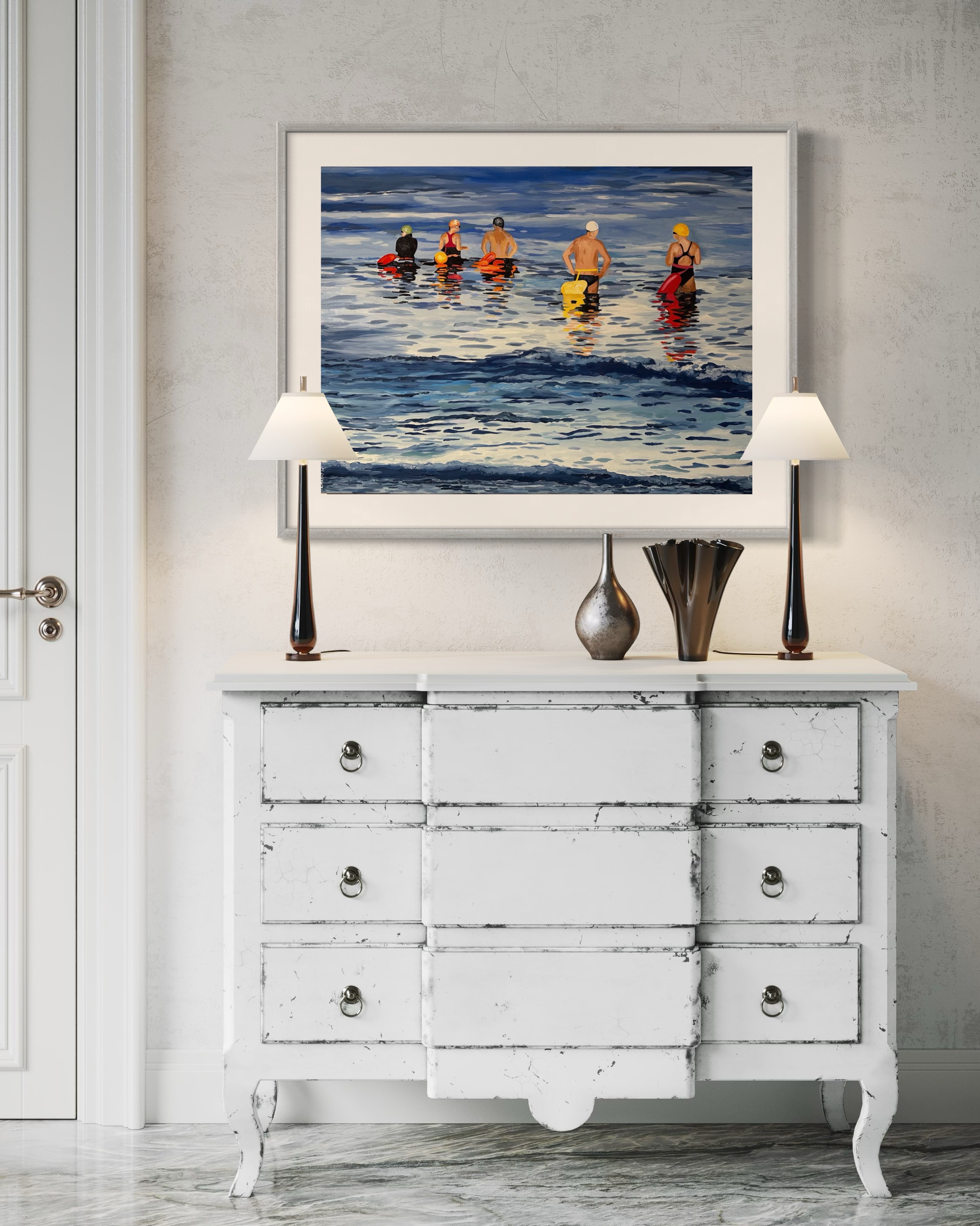 Swimmers in the Sea