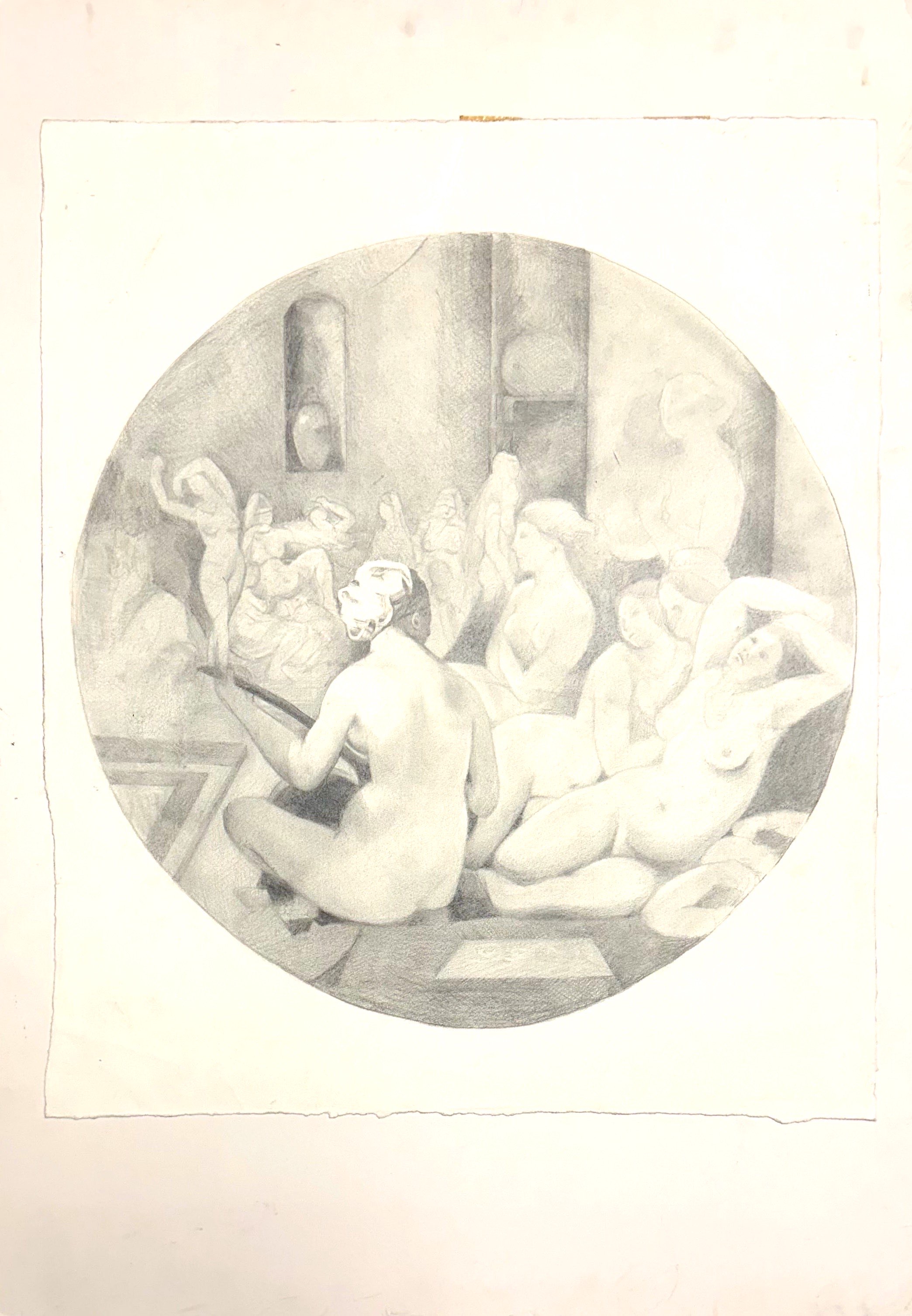 Homage to Ingres - The Turkish Bath
