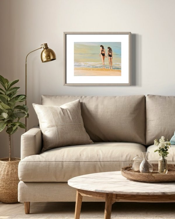 Young Girls at the Beach