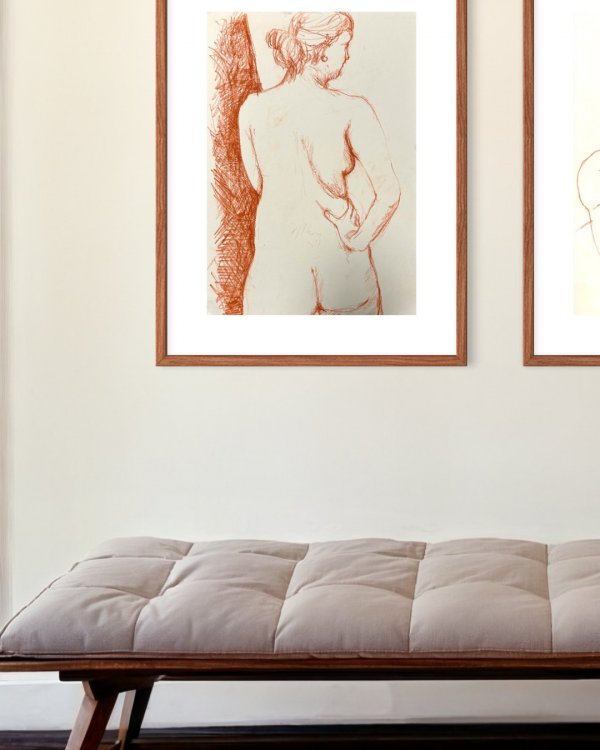 Sketch, Woman with Hand on the Hip