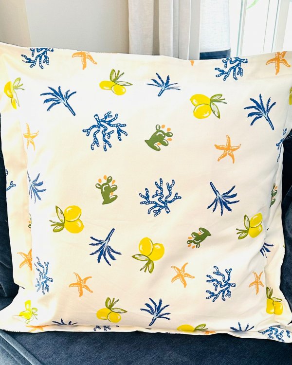 Pillow in Tropical Style