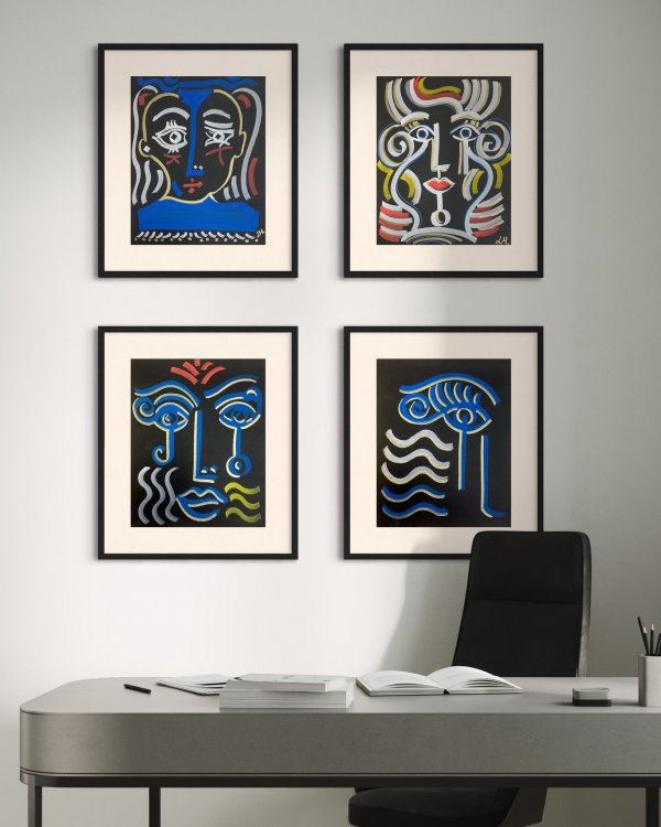 Homage to Picasso - Set of 4